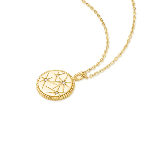 Gold Starry Charm Necklace